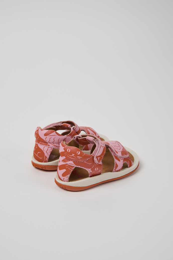 Camper Twins - Sandalias de piel multicolor para niños.