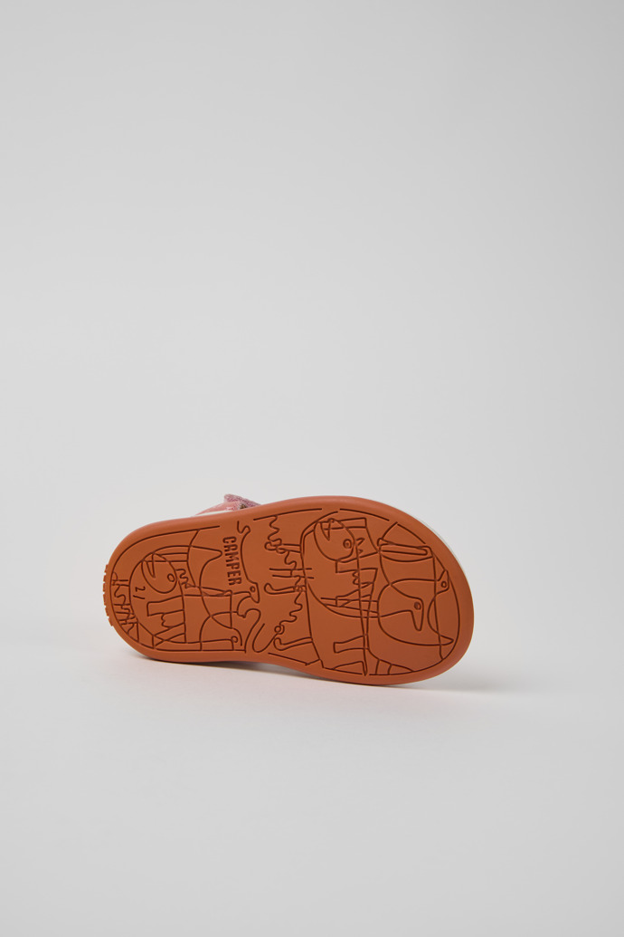 Camper Twins - Sandalias de piel multicolor para niños.