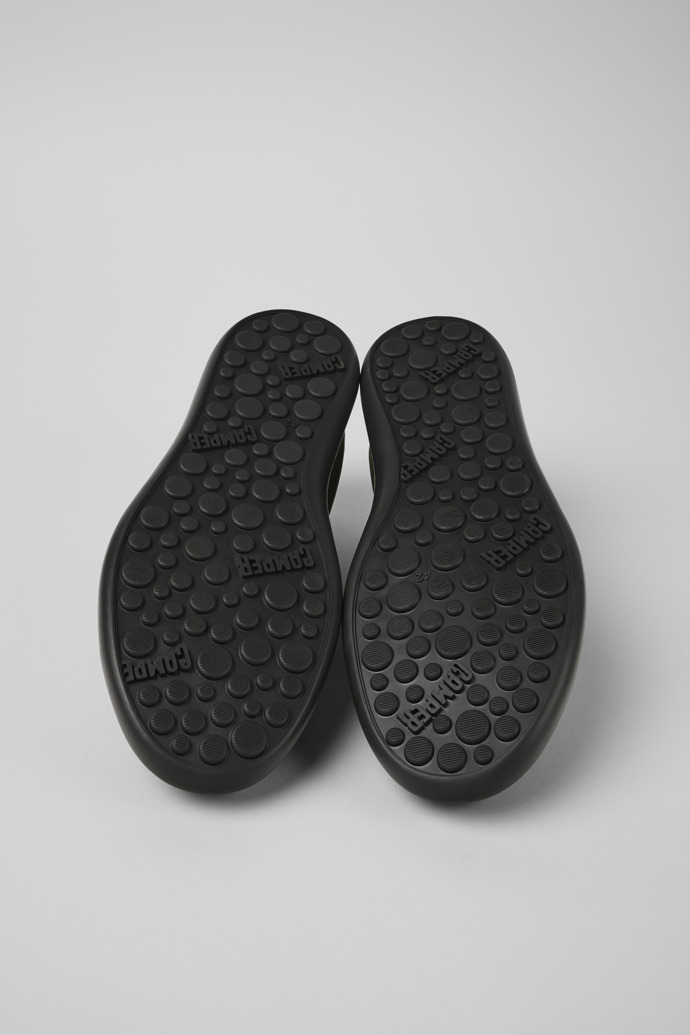 Camper Pelotas Soller - Zapatillas verdes para hombre de piel nobuk