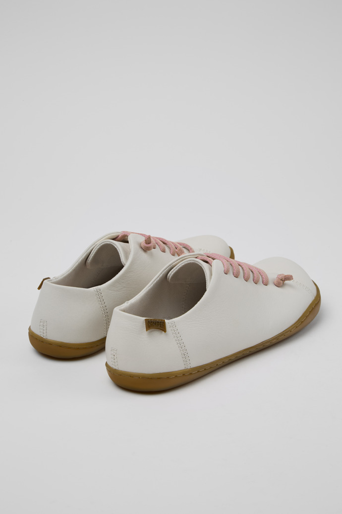 Camper Peu - Zapatos blancos de piel para mujer.