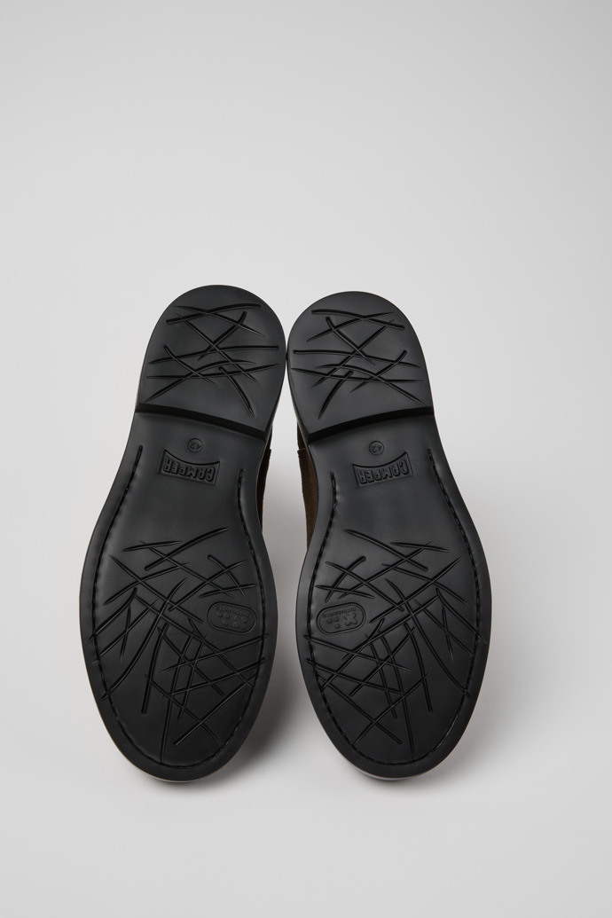 Camper Dean - Botines marrones de piel nobuk para hombre.