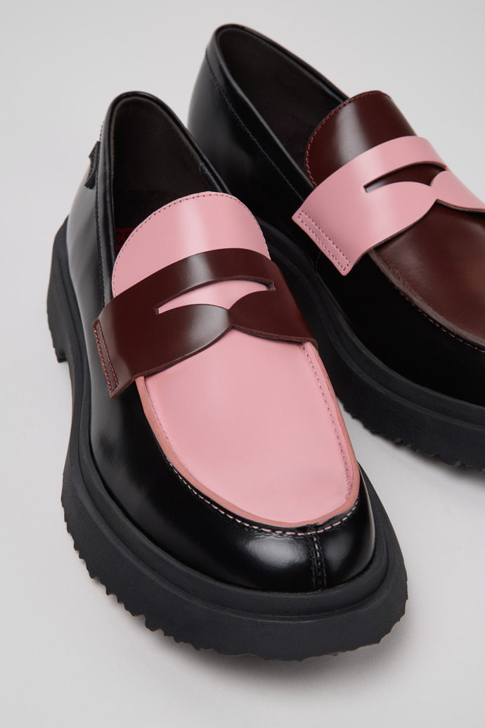 Camper Twins - Mocasines de piel multicolor para hombre.