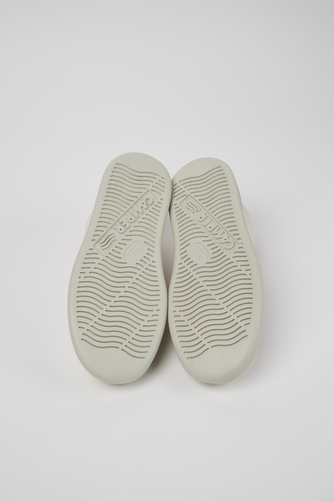 Camper Runner - Zapatillas blancas para hombre de piel y nobuk.