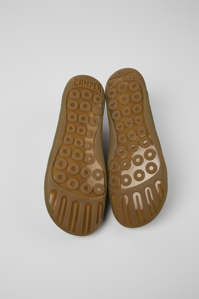 Camper Peu - Zapatos verdes de piel nobuk para hombre