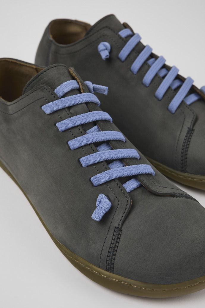 Camper Peu - Zapato gris de nobuk para hombre