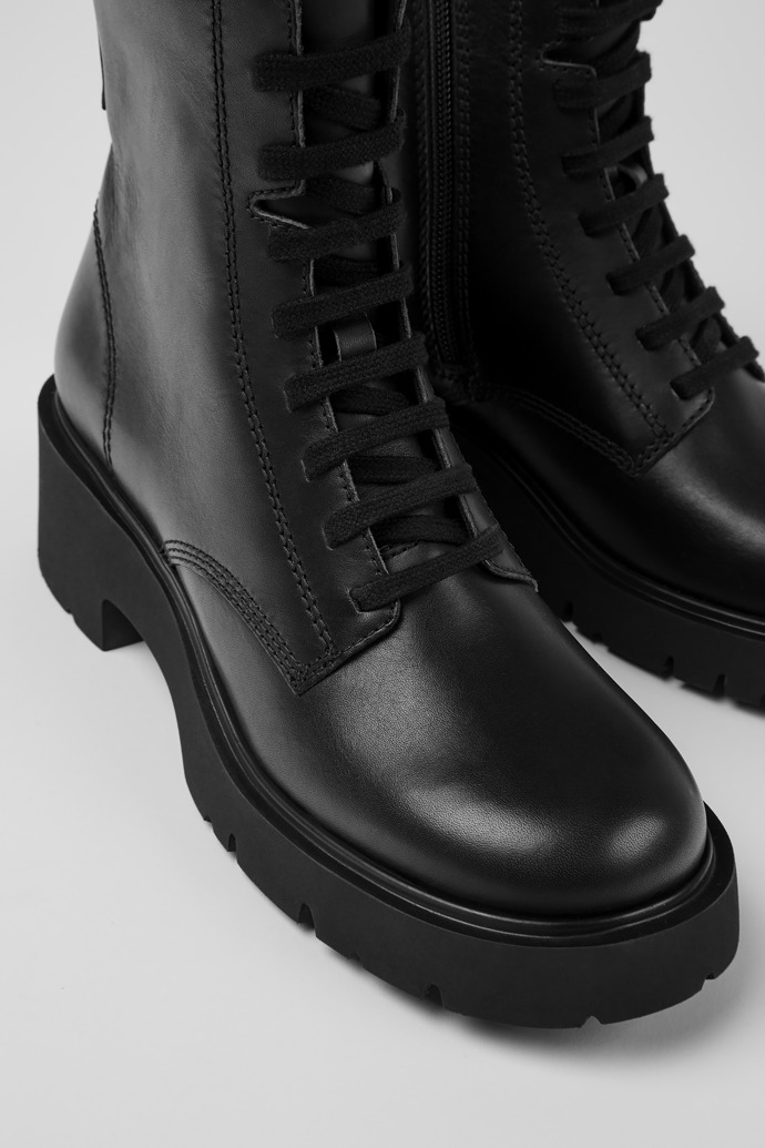 Camper Milah - Botines negros de piel para mujer.