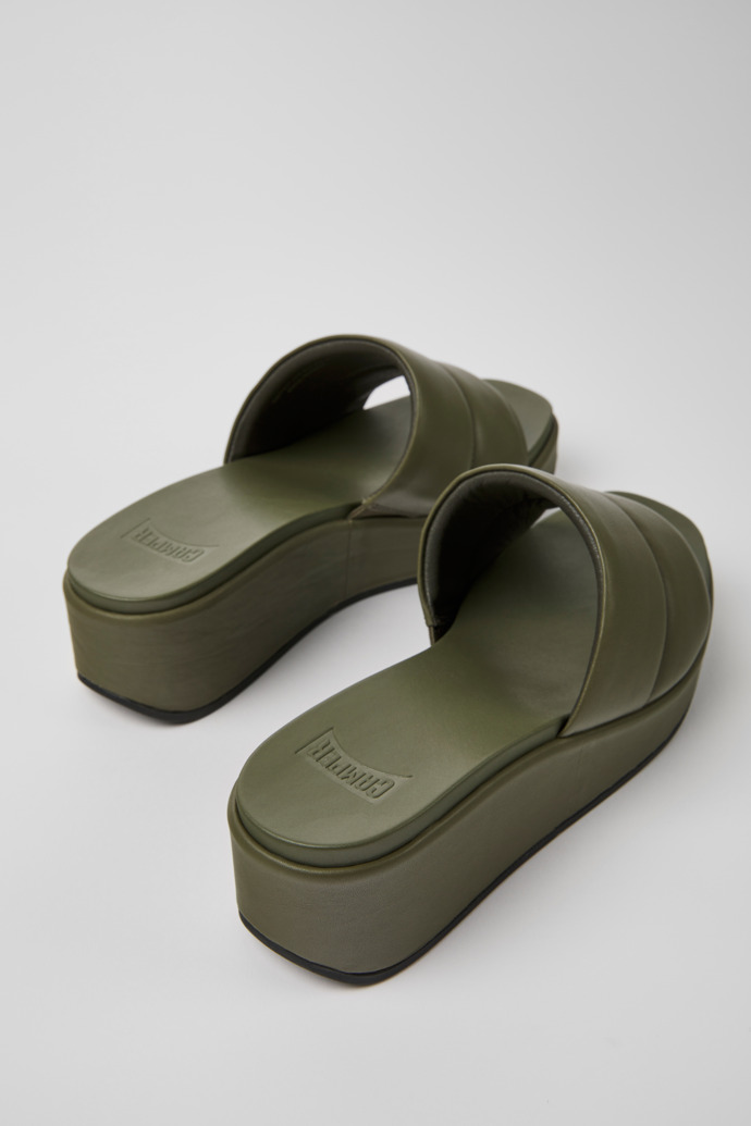 Camper Misia - Sandalias verdes de piel para mujer.