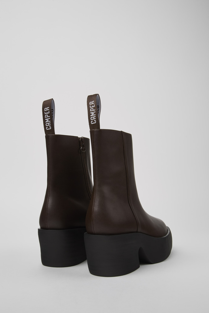 Camper Billie - Botas marrones de piel para mujer