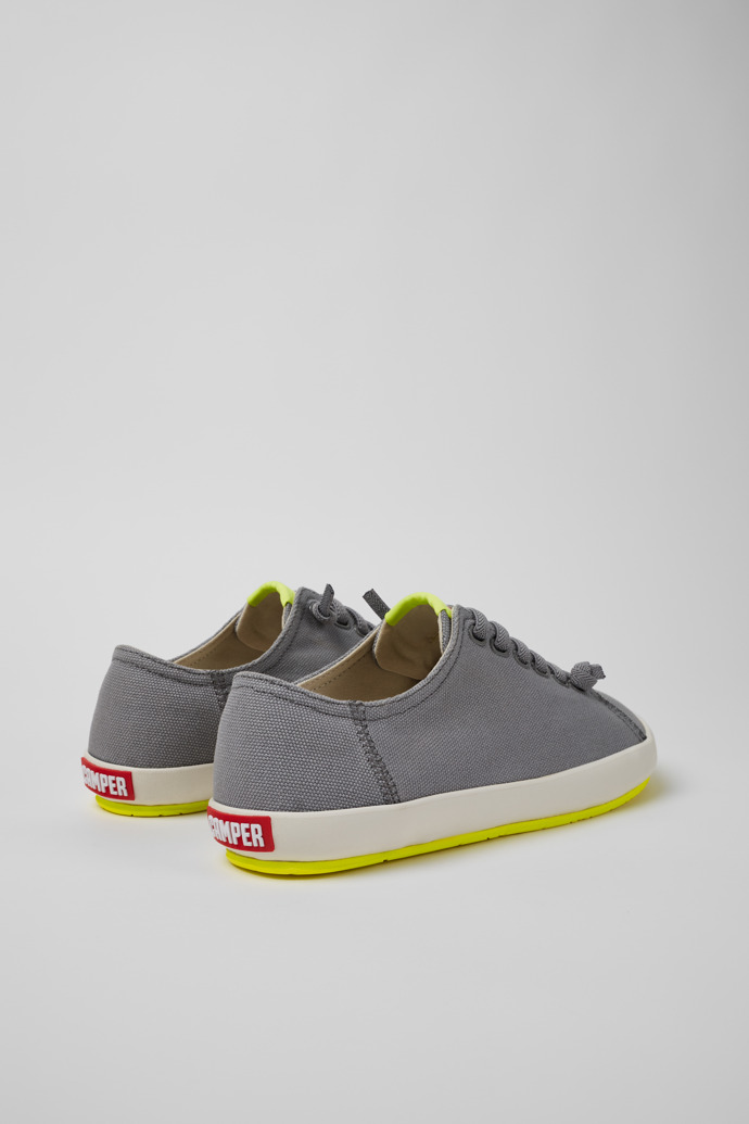 Camper Peu Rambla - Zapatillas grises para hombre de algodón reciclado.