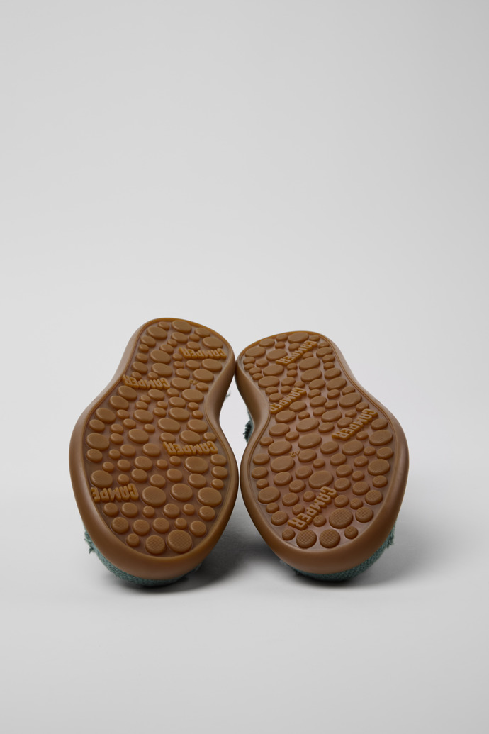 Camper Pelotas Soller - Zapatillas de algodón orgánico verde para hombre.