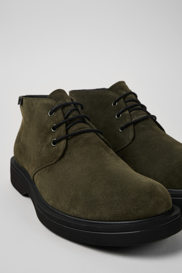 Camper Norman - Botines verdes de textil/nobuk para hombre