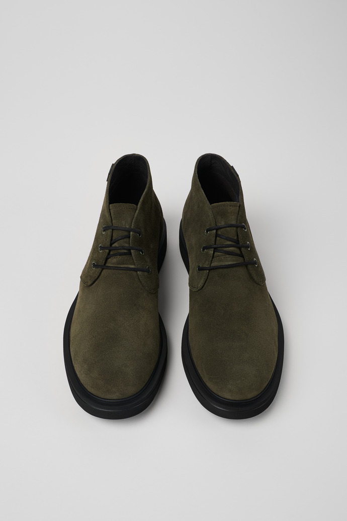 Camper Norman - Botines verdes de textil/nobuk para hombre