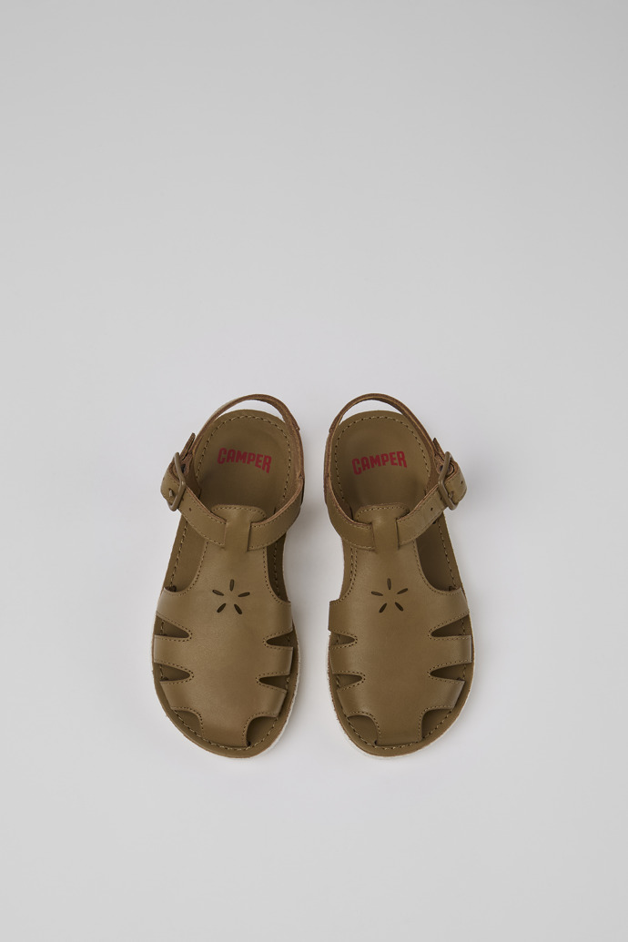 Camper Miko - Sandalias de piel marrón