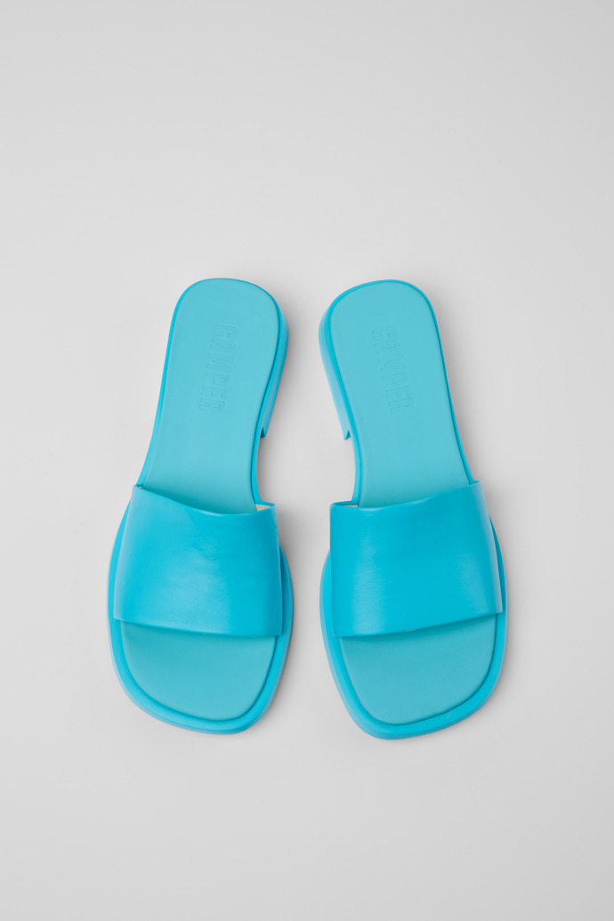 Camper Dana - Sandalias azules de piel para mujer.