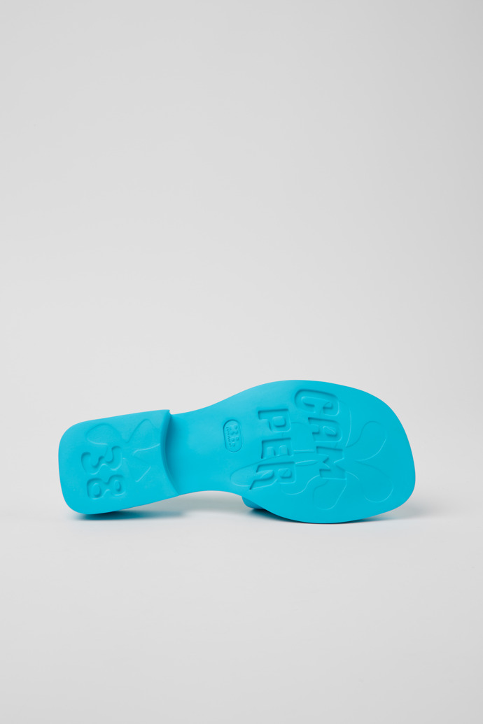 Camper Dana - Sandalias azules de piel para mujer.