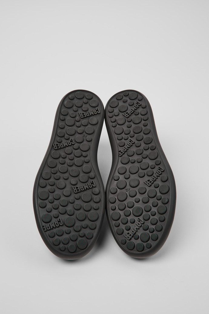Camper Pelotas Soller - Zapatillas grises para hombre de nobuk y piel.