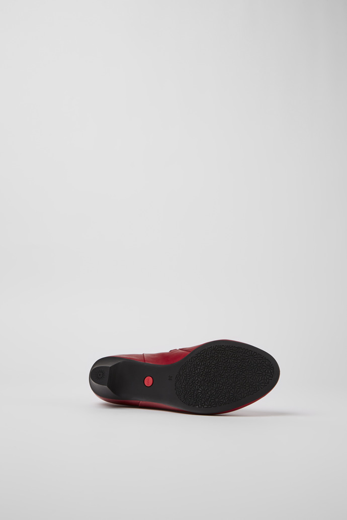 Camper Helena - Botines rojos de piel para mujer.