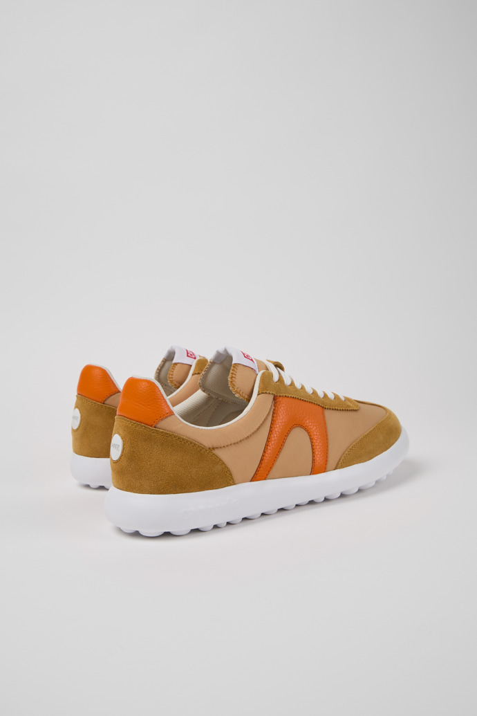 Camper Pelotas XLite - Zapatilla infantil marrón y naranja