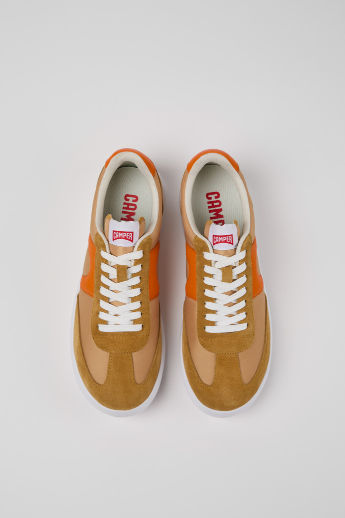 Camper Pelotas XLite - Zapatilla infantil marrón y naranja