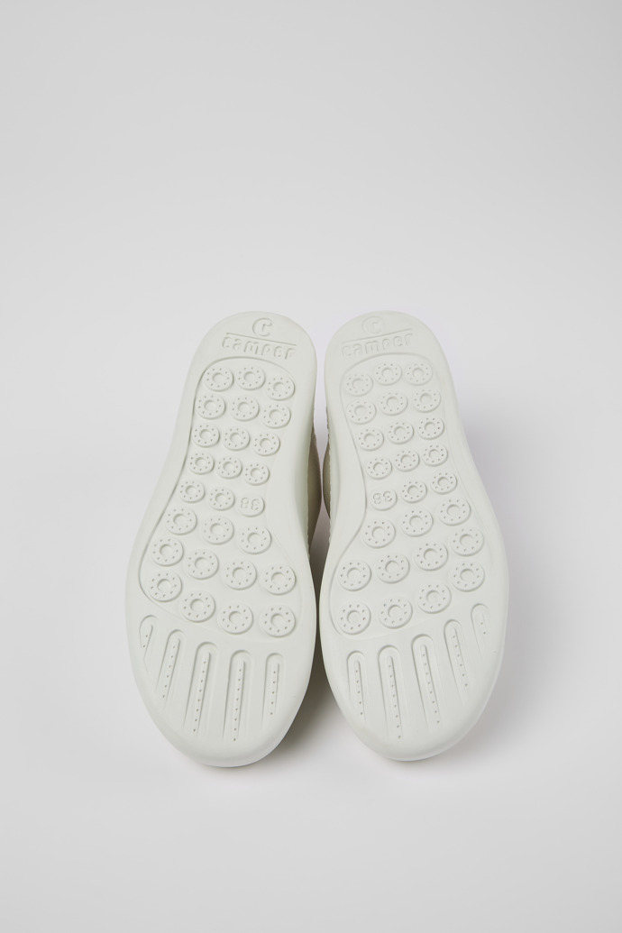 Camper Peu Touring - Zapatillas de piel blancas para mujer.