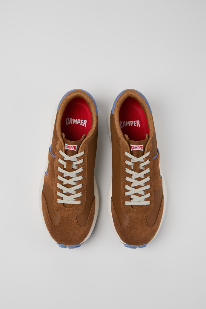 Camper Pelotas Athens - Zapatilla multicolor para hombre en piel y nobuk.