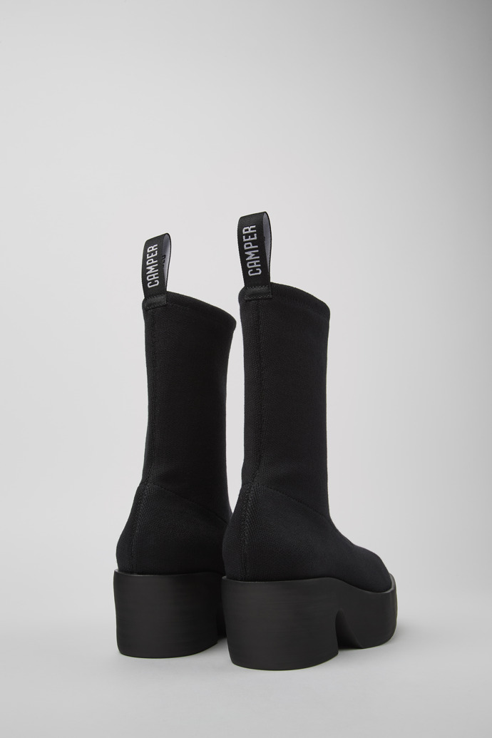 Camper Billie TENCEL - Botas negras de tela para mujer