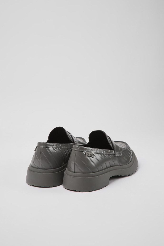 Camper Twins - Mocasines de piel grises para hombre