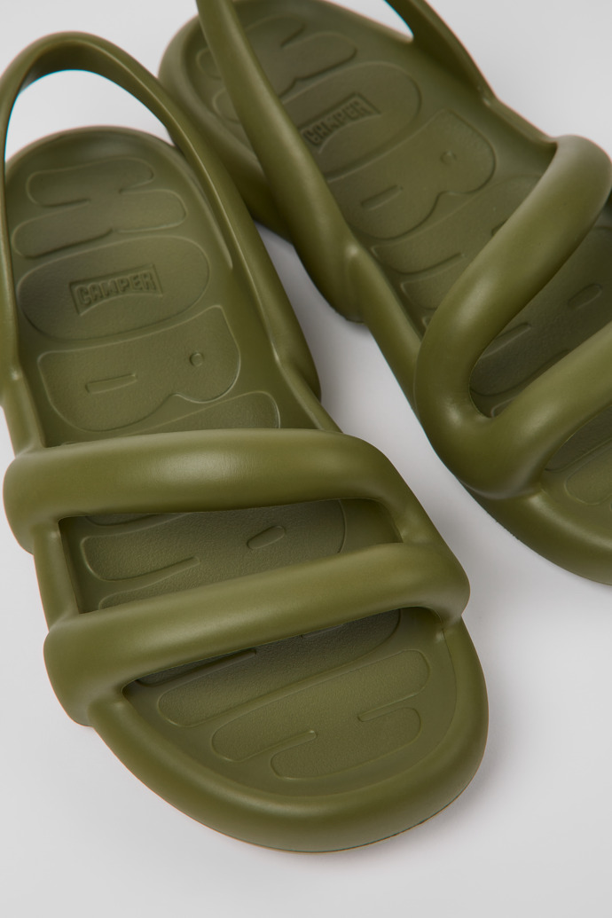 Camper Kobarah Flat - Sandalias unisex verdes