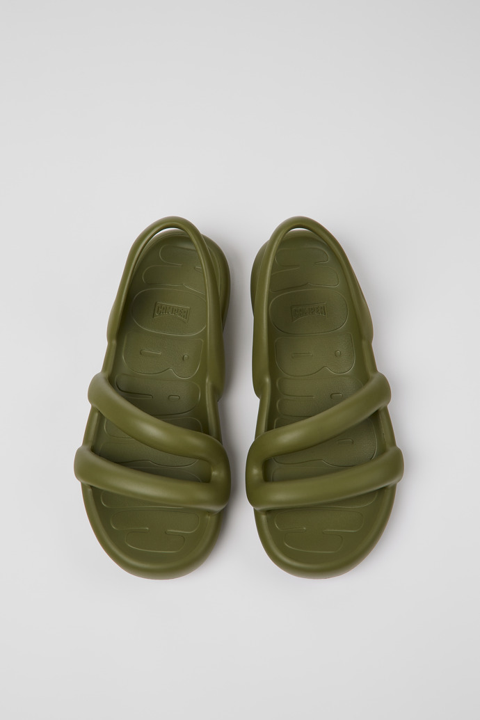 Camper Kobarah Flat - Sandalias unisex verdes