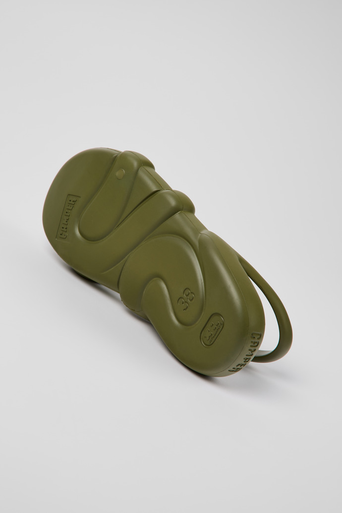 Camper Kobarah Flat - Sandalias unisex verdes