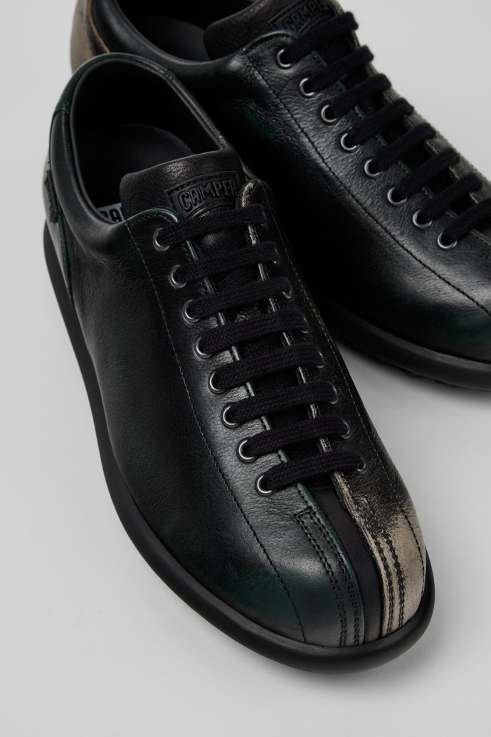 Camper Twins - Zapatos de piel multicolor para mujer.