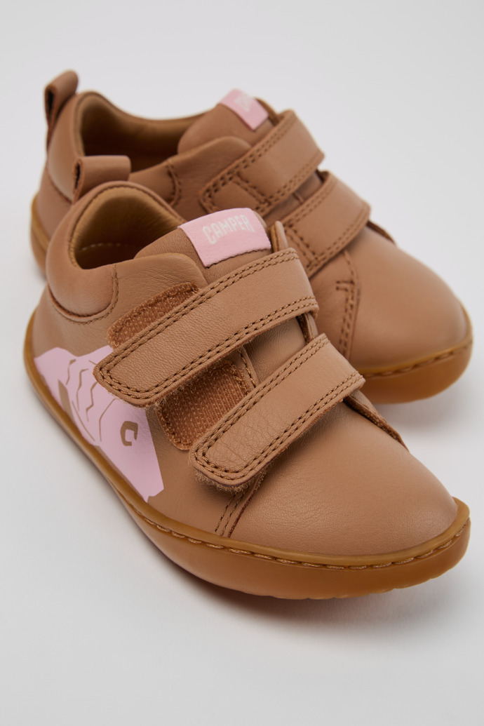 Camper Twins - Zapatillas de piel multicolor para niños.