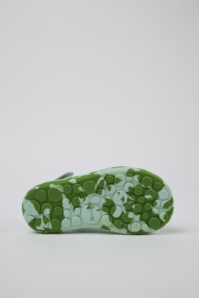 Camper Pelotas Flota - Sandalias azules de piel con tiras cruzadas