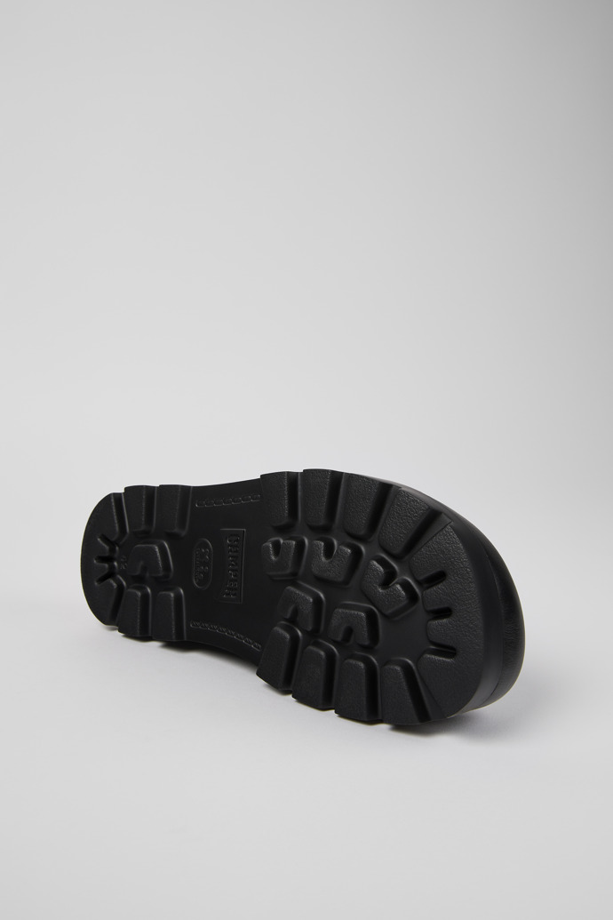 Camper Brutus Sandal - Sandalias negras de piel para hombre.