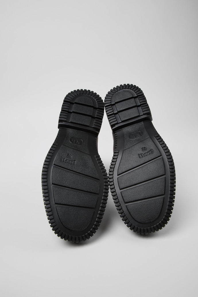 Camper Pix - Botines negros de piel para hombre.