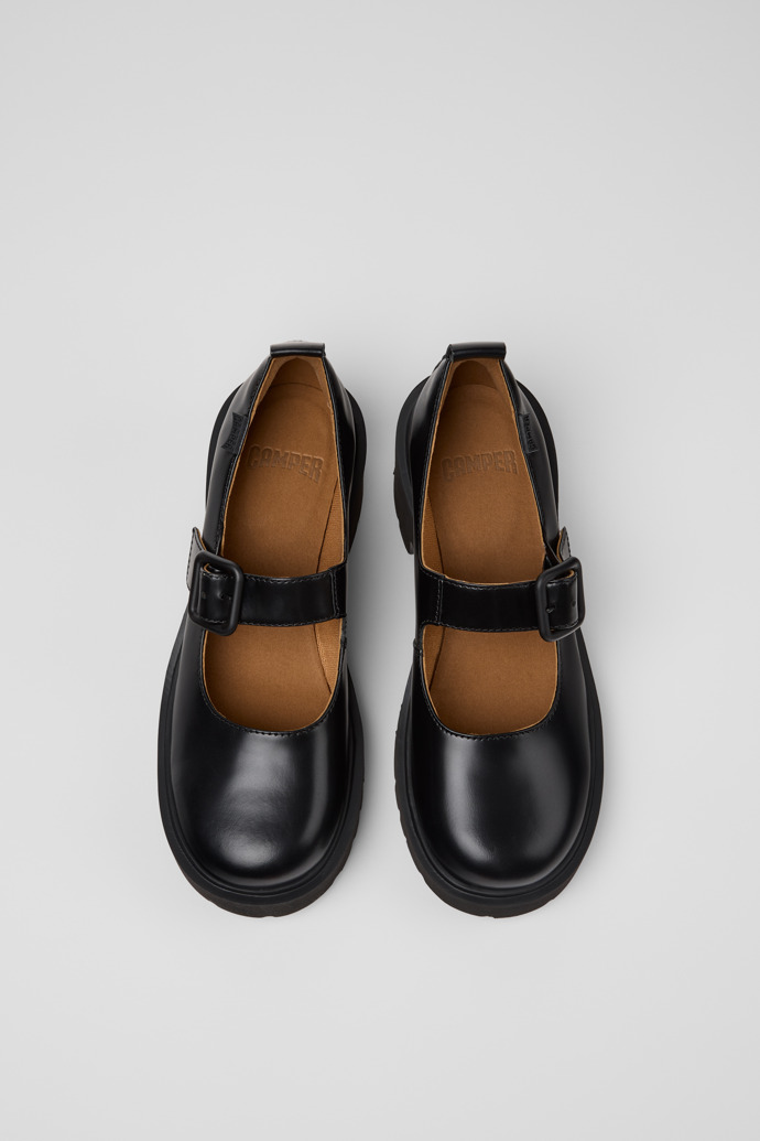 Camper Milah - Zapatos de piel negros para mujer