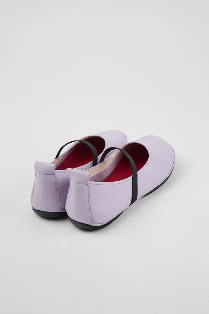 Camper Right - Merceditas de piel morada para mujer