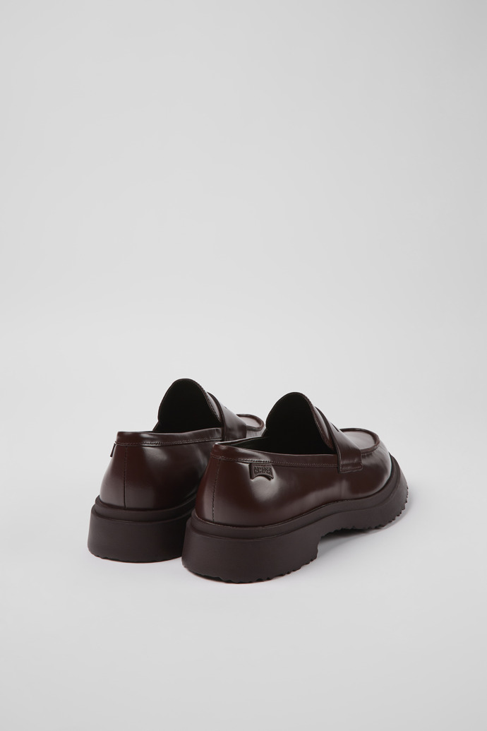Camper Walden - Mocasines de piel color vino para hombre