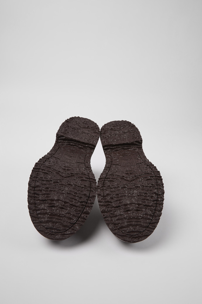 Camper Walden - Mocasines de piel color vino para hombre