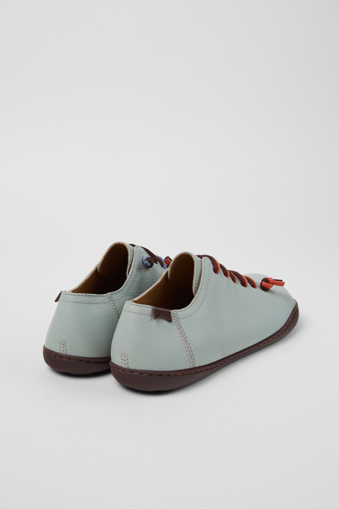 Camper Twins - Zapatos de piel gris para mujer.