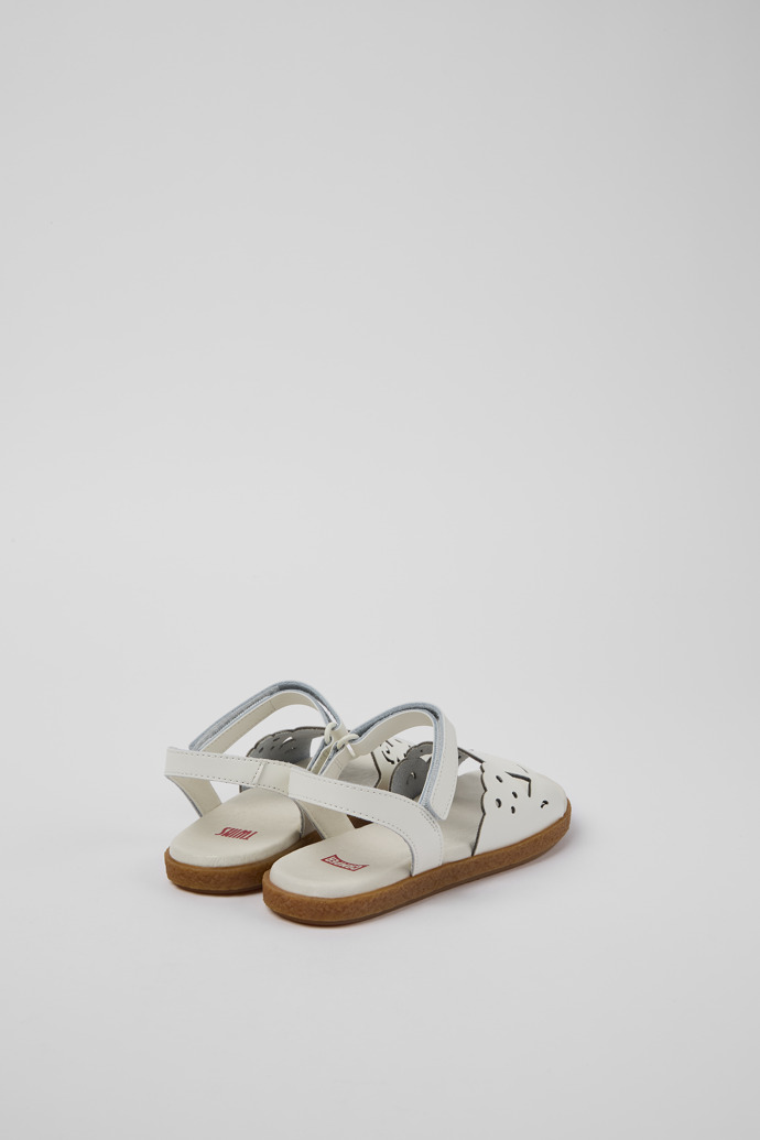 Camper Twins - Sandalias blancas de piel