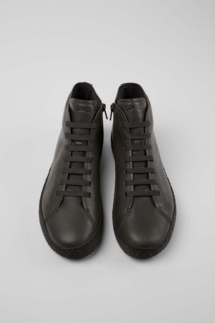 Camper Peu Terreno - Bota Desert de Cuero Gris para Hombre