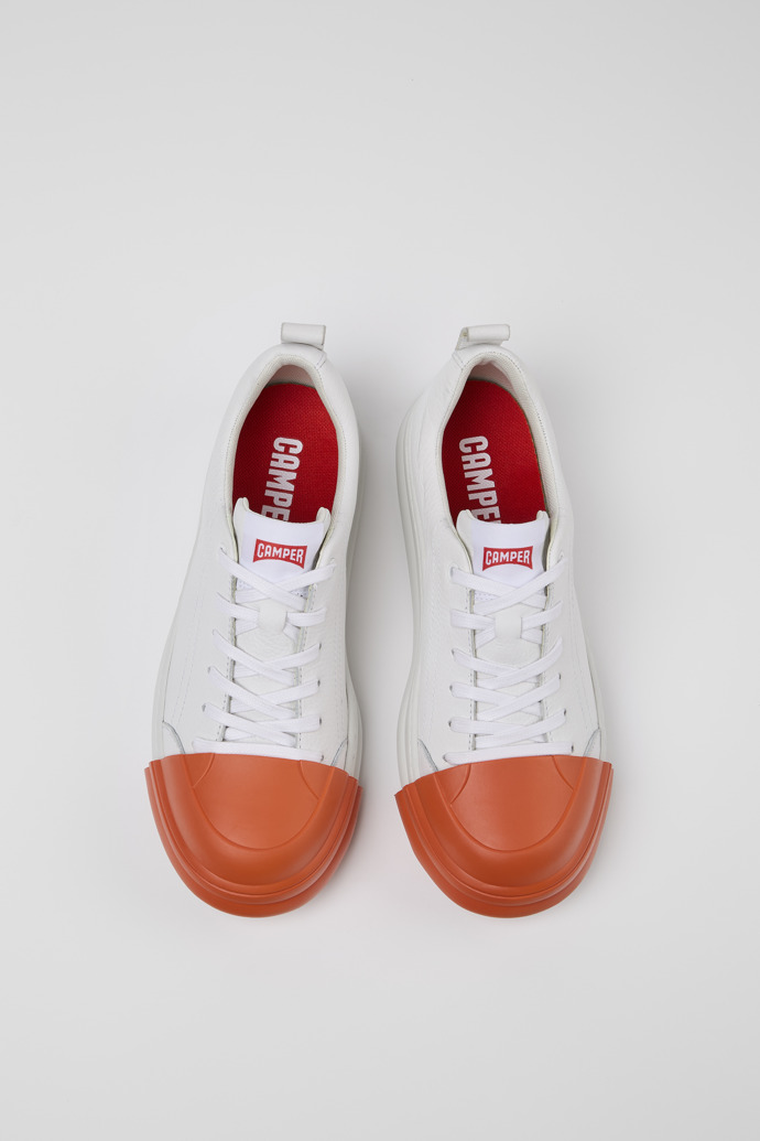 Camper Junction Runner - Zapatillas blancas de piel para mujer