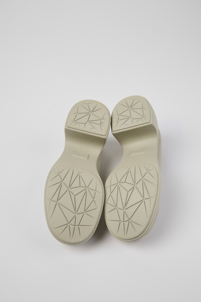 Camper Thelma - Zapato gris de punto de una sola pieza para mujer