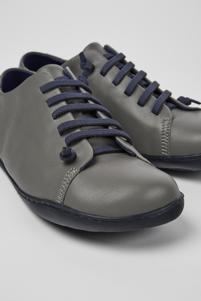 Camper Peu - Zapato gris de piel para hombre.