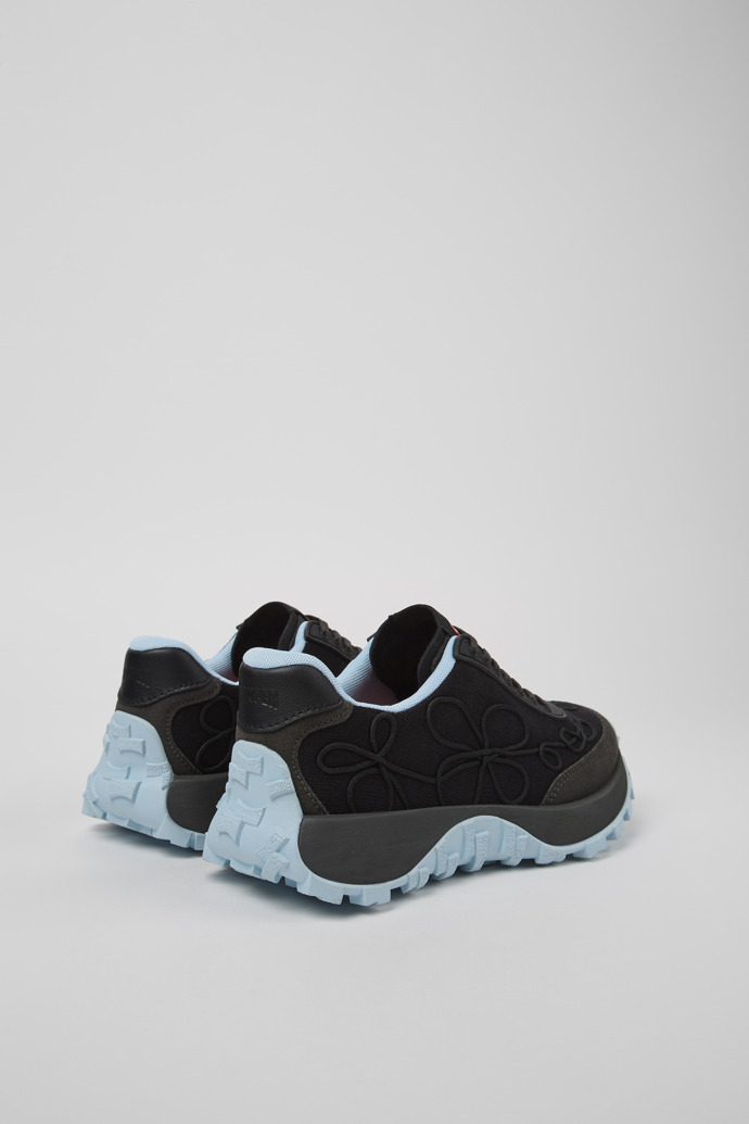 Camper Drift Trail VIBRAM - Zapatillas negras para mujer de nobuk y textil.