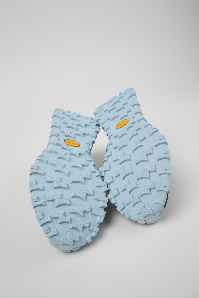 Camper Drift Trail VIBRAM - Zapatillas negras para mujer de nobuk y textil.