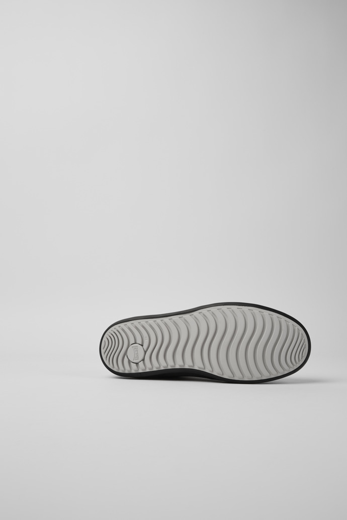 Camper Chasis - Zapatillas de piel negras para hombre.