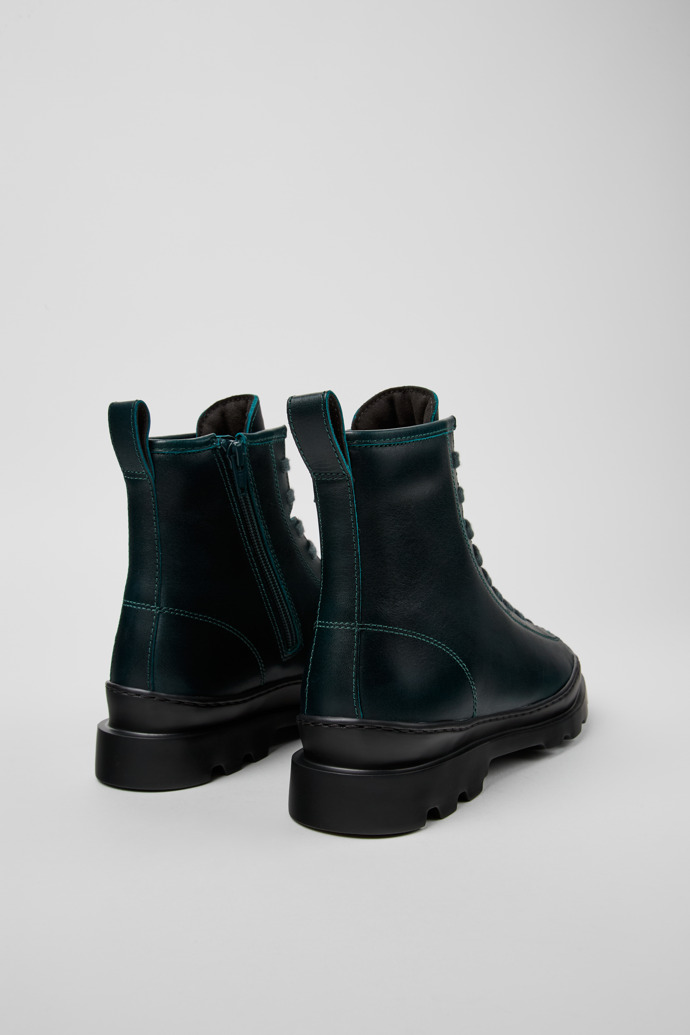 Camper Brutus - Bota de piel verde para mujer