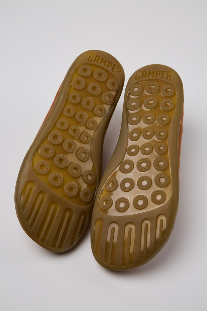 Camper Peu - Zapatos rojos de piel para mujer.